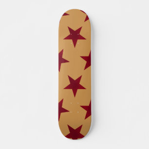 Golden Stars Pattern 13 Skateboard