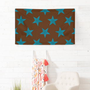 Golden Stars Pattern 16 Banner