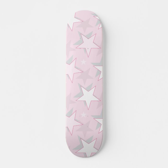 Golden Stars Pattern 1 Skateboard (Front)