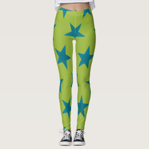 Golden Stars Pattern 20 Leggings