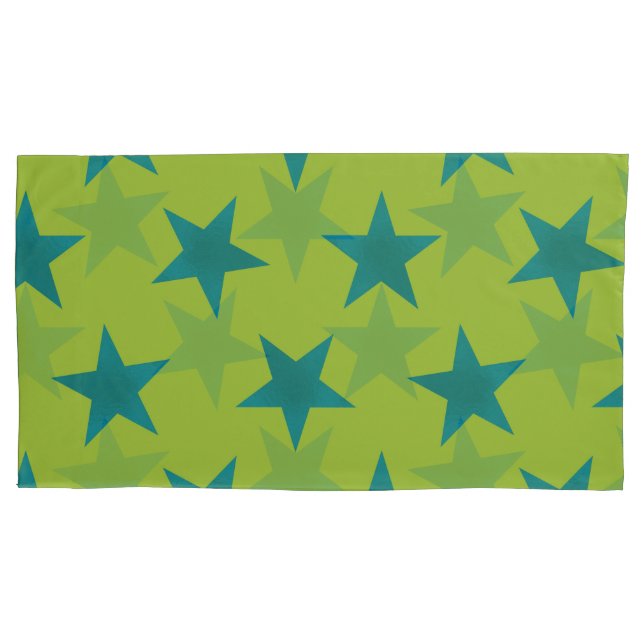 Golden Stars Pattern 20 Pillowcase (Front)