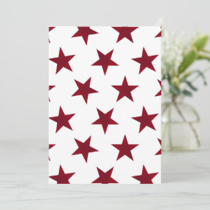 Golden Stars Pattern 7 Card