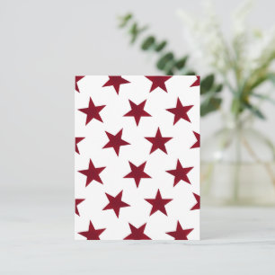 Golden Stars Pattern 7 Holiday Postcard