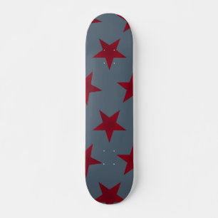 Golden Stars Pattern 9 Skateboard