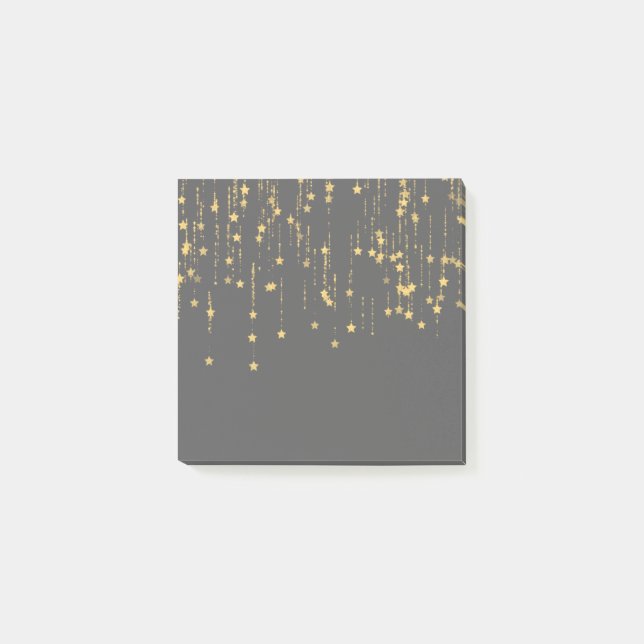 Golden Stars Post-it Notes (Front)