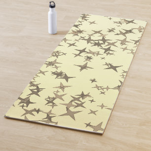 Golden Stars Yoga Mat