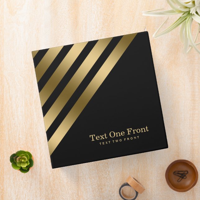 Golden stripes binder (In Situ)