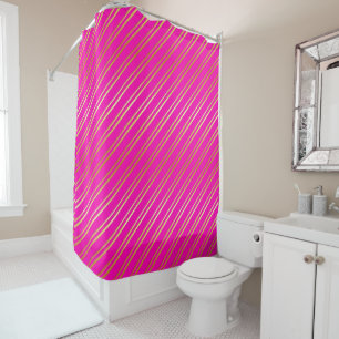 Golden Stripes on Pink or Your Colour Decor Set