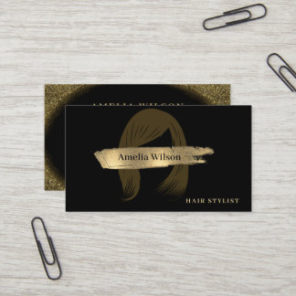 Golden Stroke Professional Stylist Card