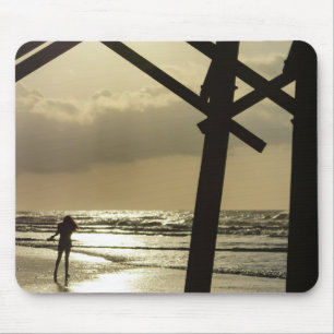 Golden Stroll Mouse Pad