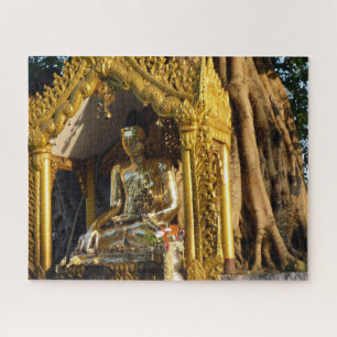 golden stupa buddha jigsaw puzzle