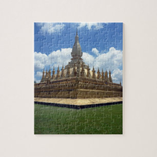 golden stupa jigsaw puzzle