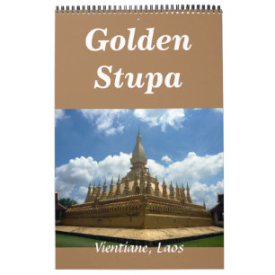 golden stupa laos calendar