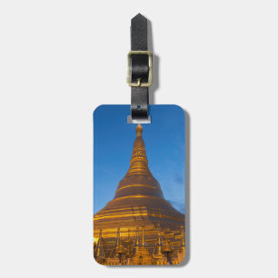 Golden Stupa Pagoga Luggage Tag