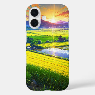 Golden Summer Countryside iPhone 16 Case