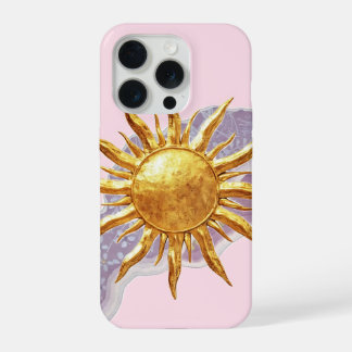 Golden Sun Aesthetic Phone Case – Pink