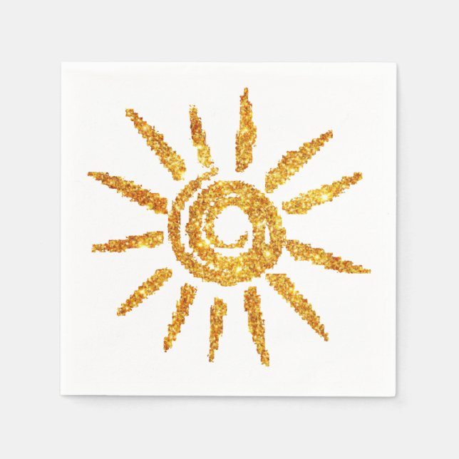 Golden Sun Napkin (Front)
