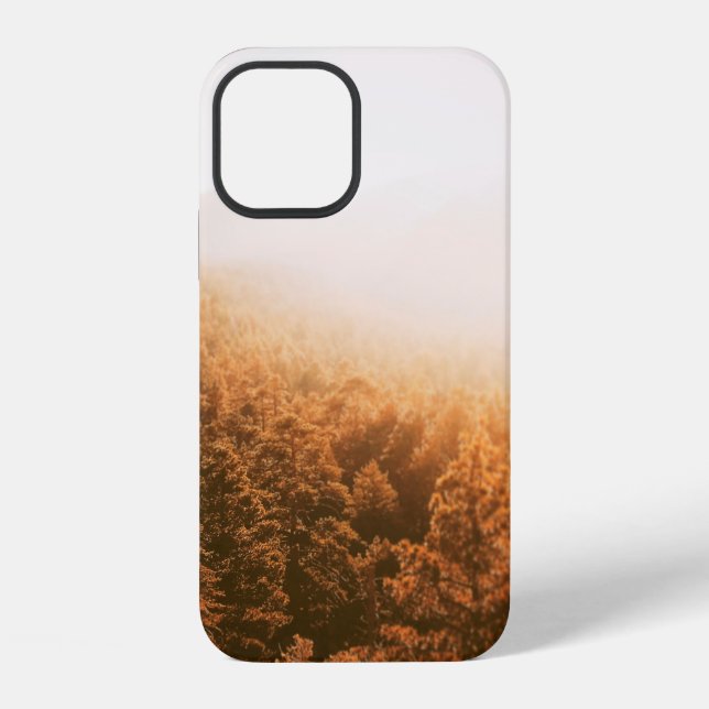 GOLDEN SUN OVER A FOREST iPhone CASE (Back)
