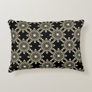 Golden Sun Retro Accent Pillow