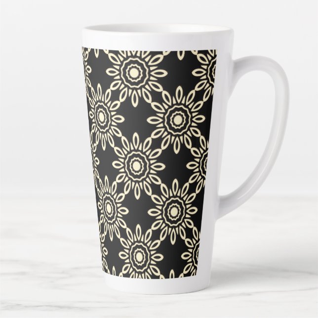 Golden Sun Retro Latte Mug (Right)