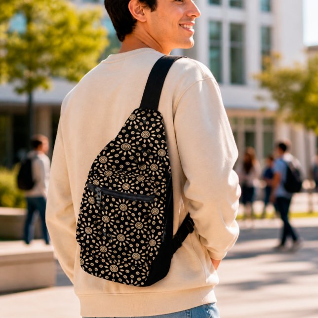 Golden Sun Retro Sling Bag (Creator Uploaded)