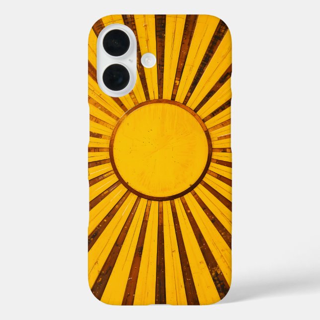 Golden Sunburst Case-Mate iPhone Case (Back)