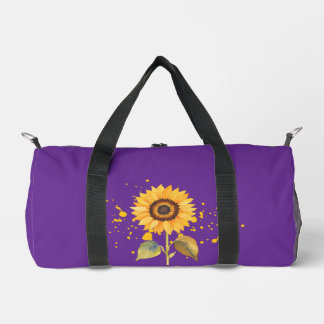 Golden Sunburst Duffle Bag