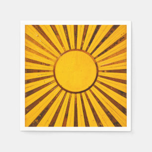 Golden Sunburst Napkin