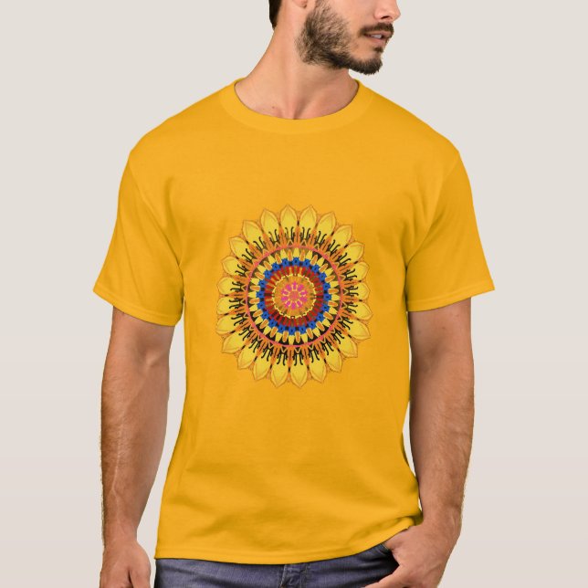 Golden sunburst shirt (Front)