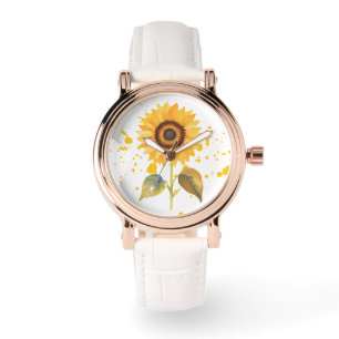 Golden Sunburst Watch