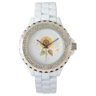 Golden Sunburst Watch