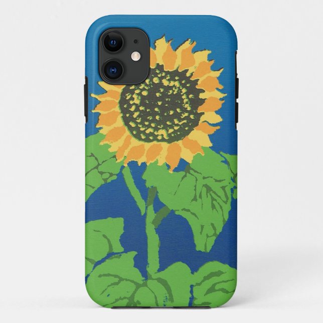 Golden Sunflower iPhone Case-Mate Barely There Case (Back)