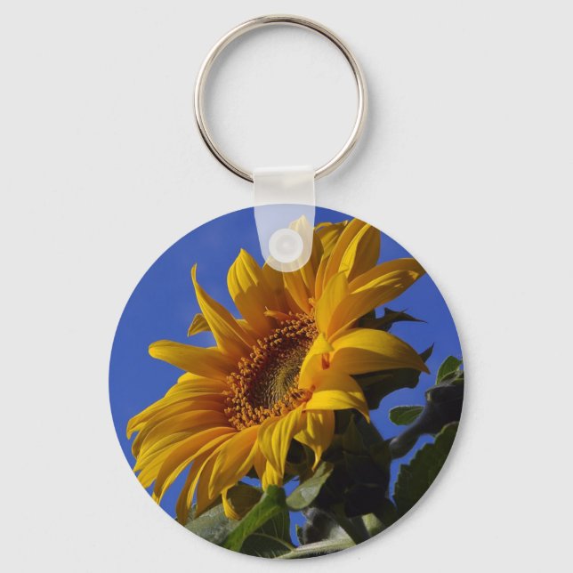 Golden Sunflower Keychain (Front)
