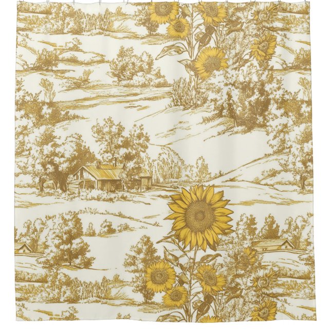 Golden Sunflower Summer Cottage Pattern (Front)