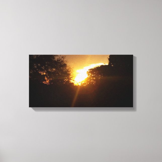 golden sunrise canvas print (Front)