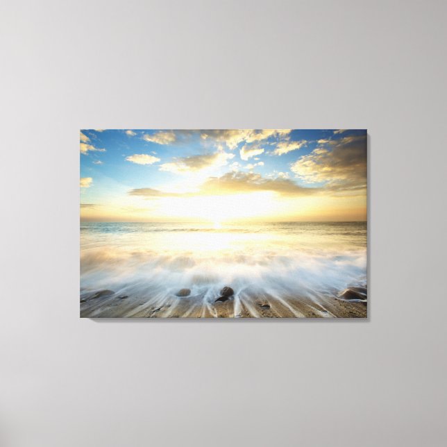 Golden Sunrise Canvas Print (Front)
