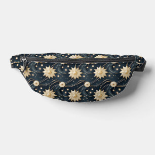 Golden Suns and Celestial Waves Fanny Pack