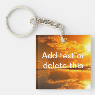 Golden sunset Key Chain