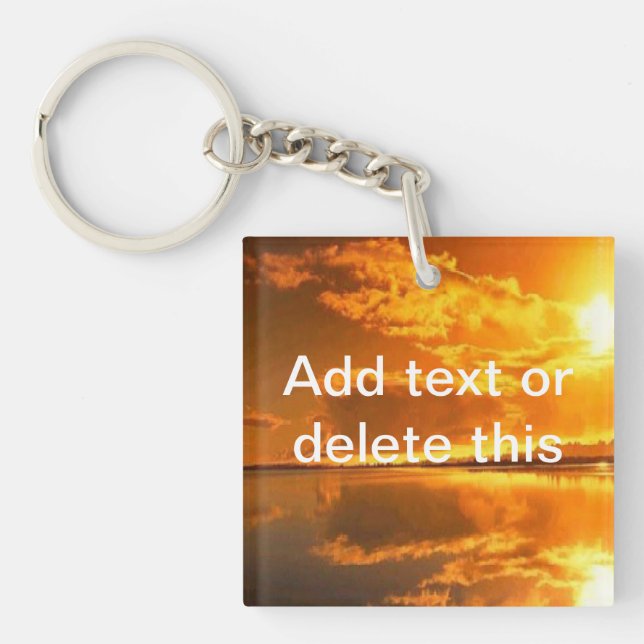Golden sunset Key Chain (Front)