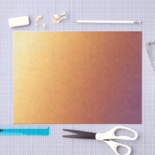 Golden sunset ombre tissue paper
