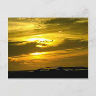 Golden Sunset Postcard