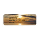Golden Sunset - return address labels
