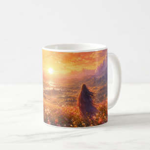 Golden Sunset Valley Mug