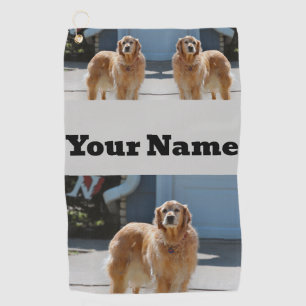 Golden Sunshine Golf Towel