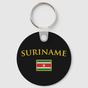 Golden Suriname Keychain