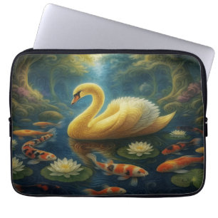 Golden Swan Laptop Sleeve