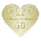 Golden swirls 50th Wedding Anniversary Sticker