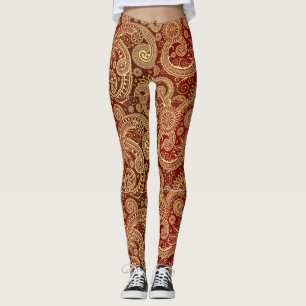 Golden Swirls Leggings