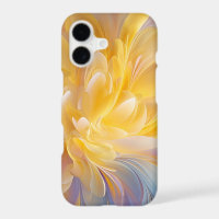 Golden Symphony of Blooming Abstract Petals