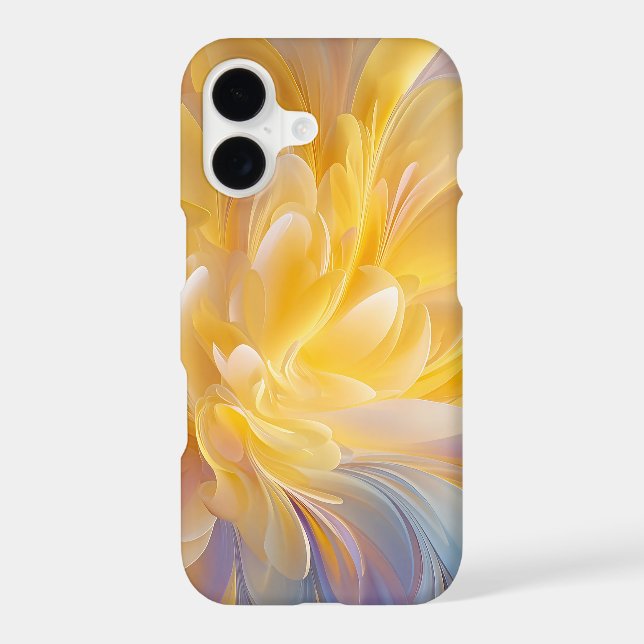 Golden Symphony of Blooming Abstract Petals (Back)